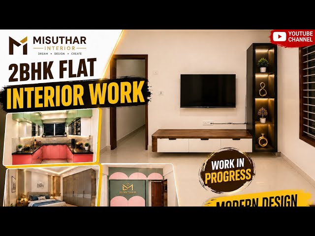 Amazing 2BHK Flat Interior 😍 | Full Home Interior Work | Misuthar Banglore 