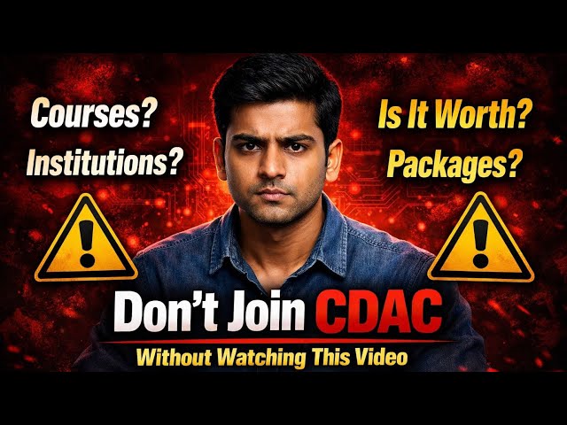 Don't Join CDAC Without Watching this Video | Biggest Mistake ? CDAC Result