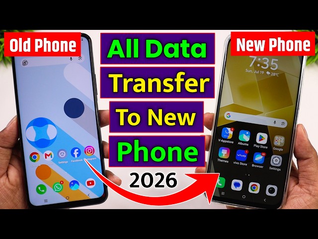 📲 How to transfer data from Android to Android | How to transfer data from old phone to new phone