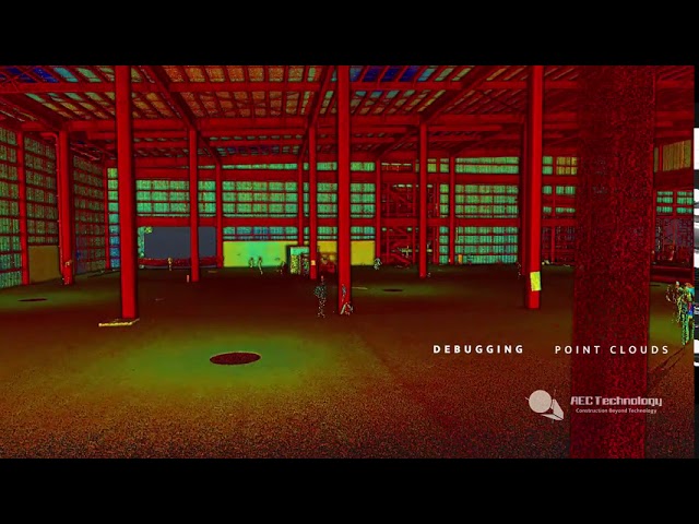 Levantamiento Topográfico con Escáner Láser de Cinepolis Mitikah en Coyoacán México | AEC Technology