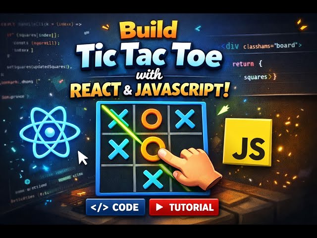 React JS Tic Tac Toe Game Tutorial | Frontend Interview Questions