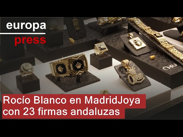 Rocío Blanco visita MadridJoya, con 23 firmas andaluzas participantes, 20 de Córdoba