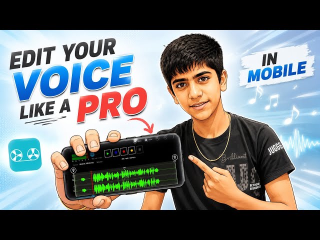 How To Record & Edit Best Quality Voice In Mobile ✅ | Mobile Se Best Voice Record Kaise Kare
