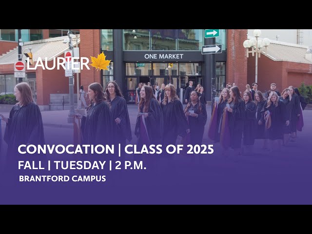 Fall Convocation - Brantford - Tuesday 2:00 p.m.