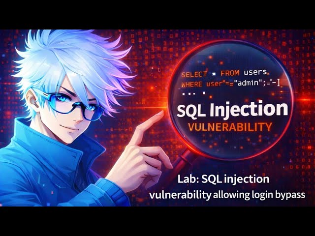 Lab: SQL injection vulnerability allowing login bypass