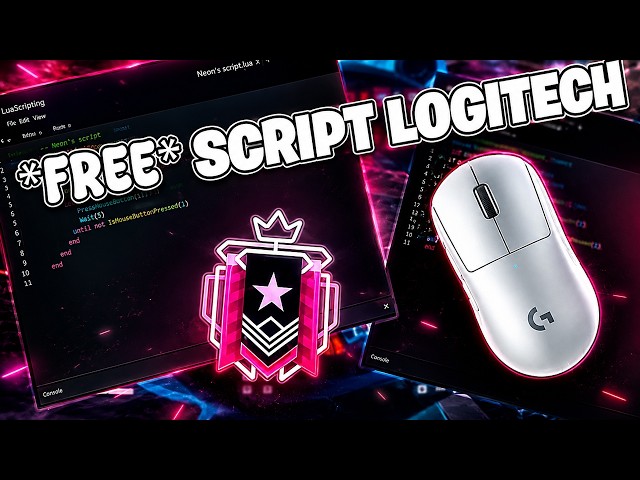 Best FREE Rainbow Six Siege PC Recoil Script *UPDATED* *WORKING* | Logitech G Hub