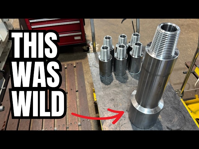 Deep Drilling a GIANT Crossover Sub (Mistakes Were Made!)