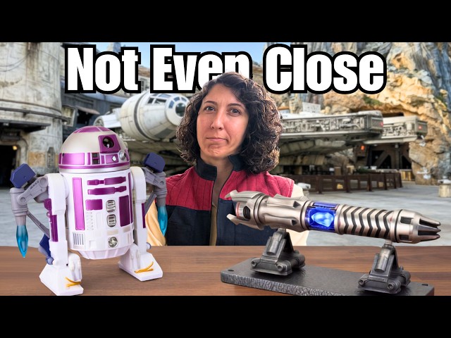 Custom Lightsaber vs Custom Droid at Galaxy's Edge (Don't Buy the Wrong One)