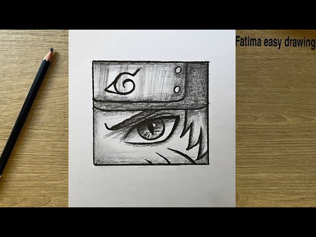 Easy Kakashi Drawing || Easy Anime Drawing || Naruto Drawing Tutorial for beginners