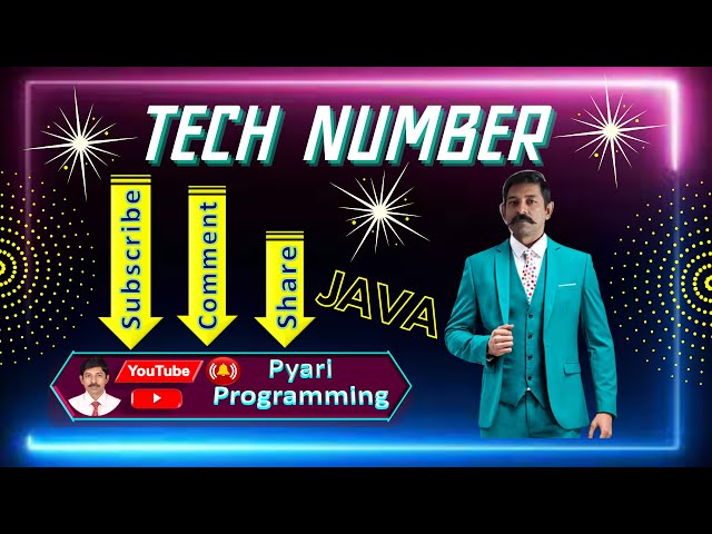 Java Tech Number | Write a program to check whether a given number is Tech Number or not using Java