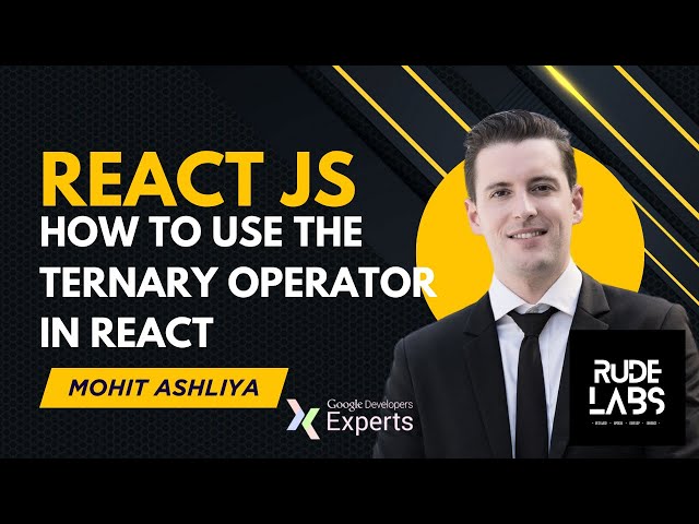How to Use the Ternary Operator in React | React JS Masterclass #21
