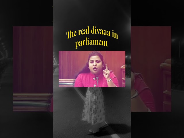 real divaa in parliament 🫶 #shorts #youtubeshorts #trending