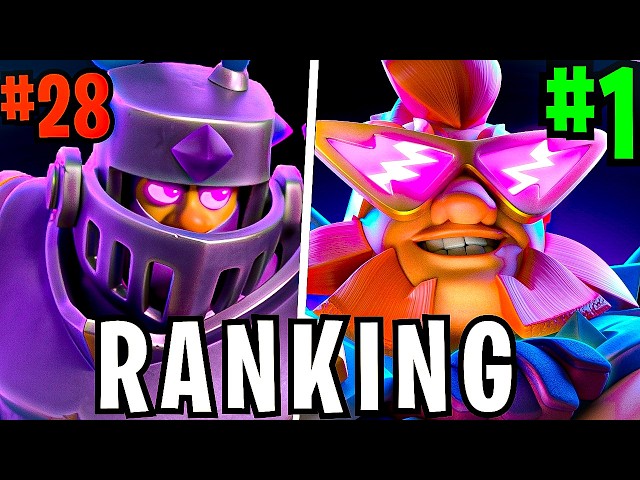 🔥 43 EVOLUTIONS TIER LIST from WORST to BEST | Clash Royale