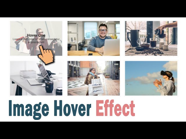 How To Make Text Appear On An Image Hover Effect With HTML & CSS - Web Design Tutorial