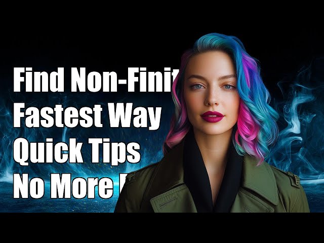 Fastest way to find non-finite values