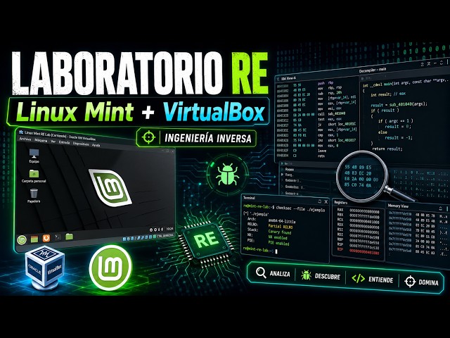 Cómo crear un laboratorio de ingeniería inversa con Linux Mint en VirtualBox