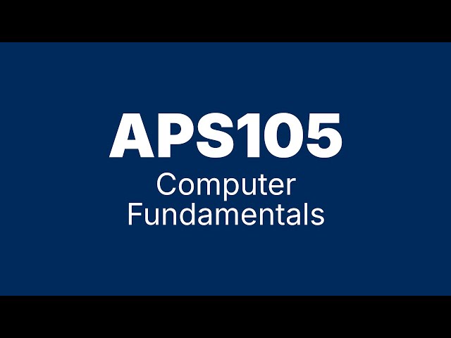 9. "For Loops" 2025 Winter APS105 Section 3 (University of Toronto)