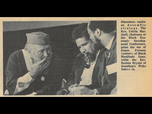 James Forman address, National Council of Churches, Detroit, December 1969 (excerpt)