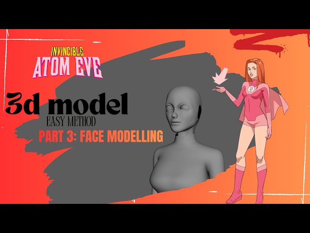 Finish the Face! Atom Eve 3D Modeling Tutorial Part 3 | Face Modeling in Maya (Hindi)