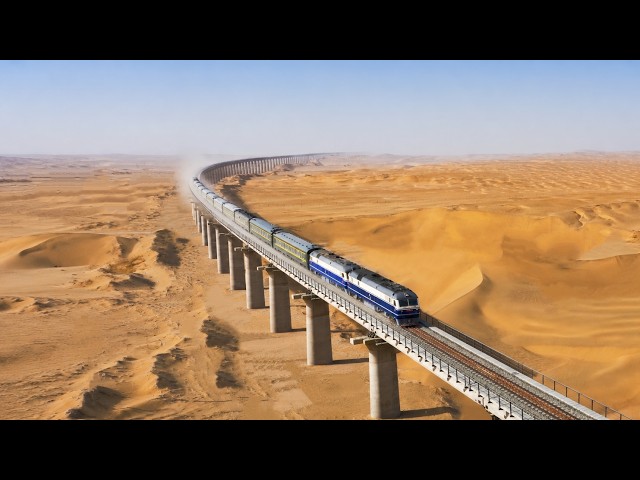 Riding the World's First Railway to Circle a Desert | 5-Day Trip in Xinjiang, China