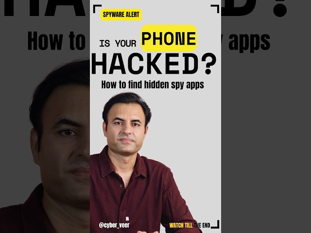Has someone hacked your phone? Check in 2 minutes 🔍 #shorts #spyware #hacking