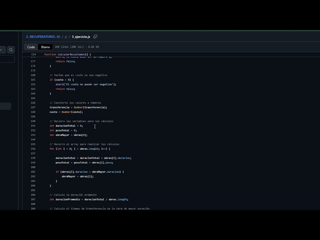 Explicación  - Ejercicio en JavaScript