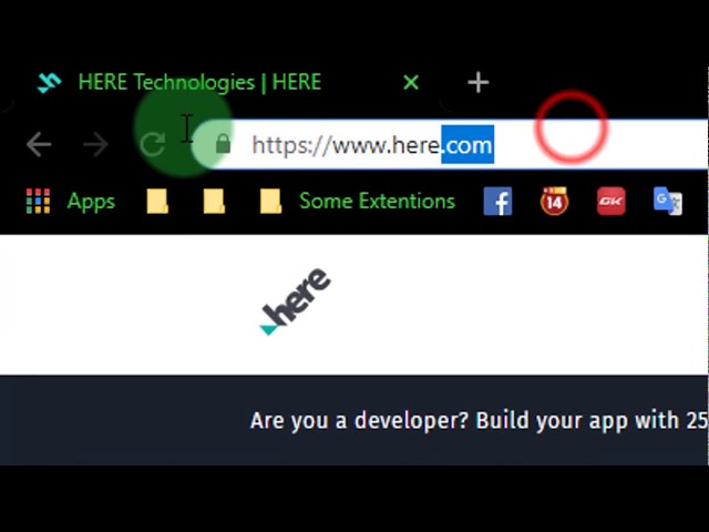 Create map with HERE API