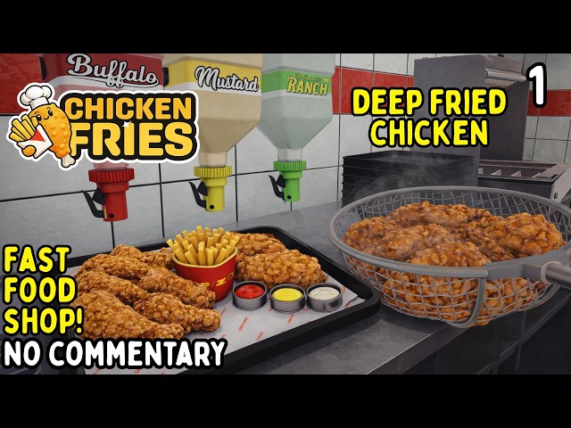 Chicken Fries Simulator! 🍗🍟 I'M OBSESSED WITH THIS GAME | Longplay No Commentary