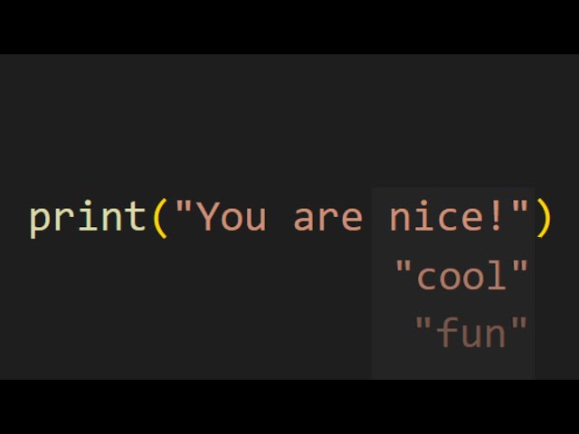 Compliment Generator in Python | easy