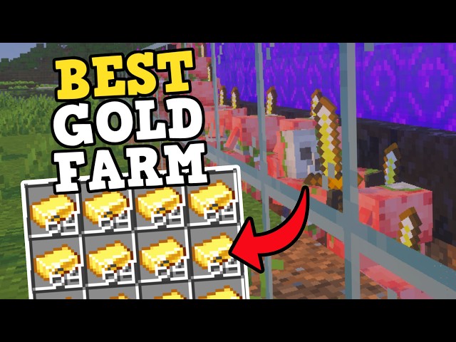EASIEST GOLD XP Farm in Minecraft Bedrock 1.21/26.33+!!!
