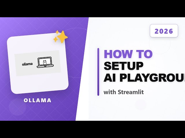 How to Setup a Local AI Playground with Ollama and Streamlit