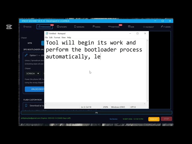 ALL SPD SECURITY PLUGIN REMOVE PERMANENTLY BOOTLOADER UNLOCKED STEPS USING knox Wizard Tool