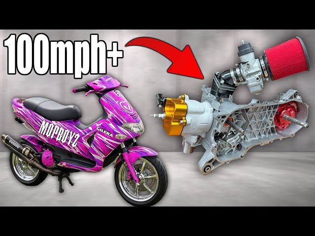 ¡Construí un motor de scooter de 100 mph! Gilera Runner de 172 cc