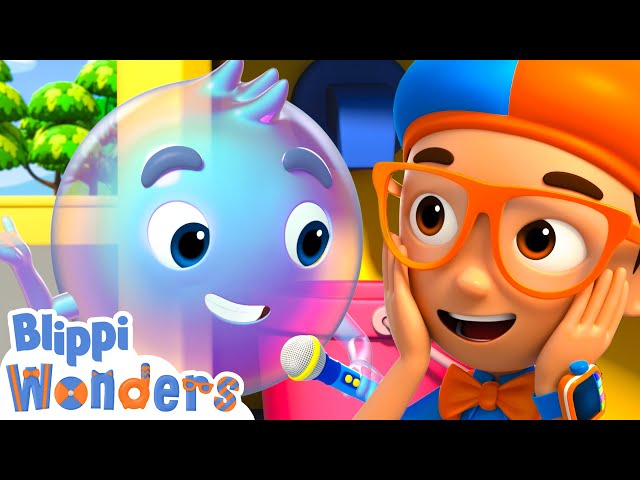 Blippi and the Magical  Bubble! 🎵🫧| Blippi Wonders Educational Videos for Kids