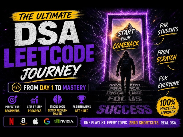 🔥 Ultimate FAANG DSA Roadmap 2026: Master Coding Interviews in Python | Day 00 🚀