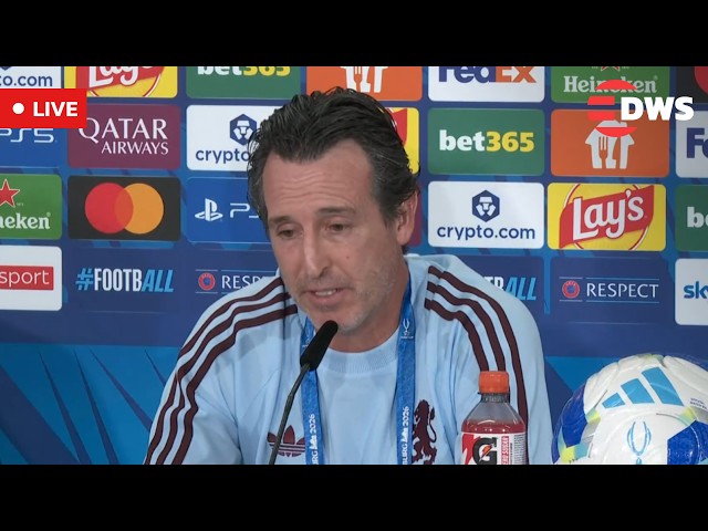 LIVE Aston Villa Face PSG: Emery Speaks Ahead of Huge Super Cup Clash | AD15