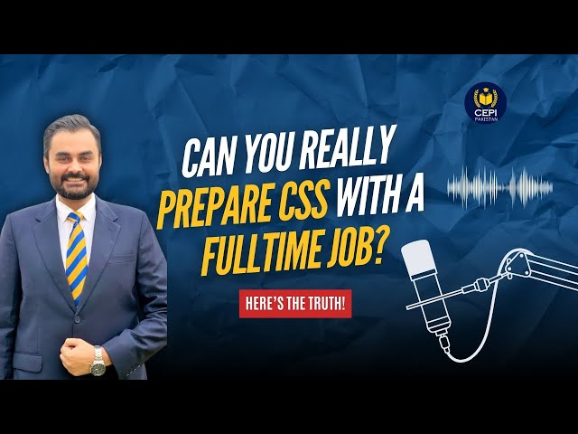 How to do CSS with a Full Time Job? Myth vs. reality! with Sir Moazzam Khan Lodhi #css