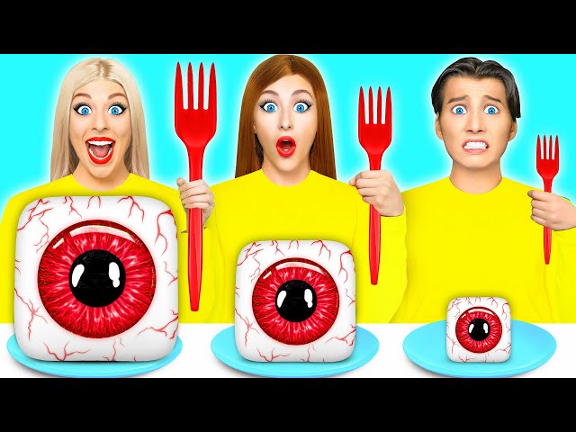 Big, Medium and Small Plate Challenge | Tasty Kitchen Hacks by Multi DO Food Challenge