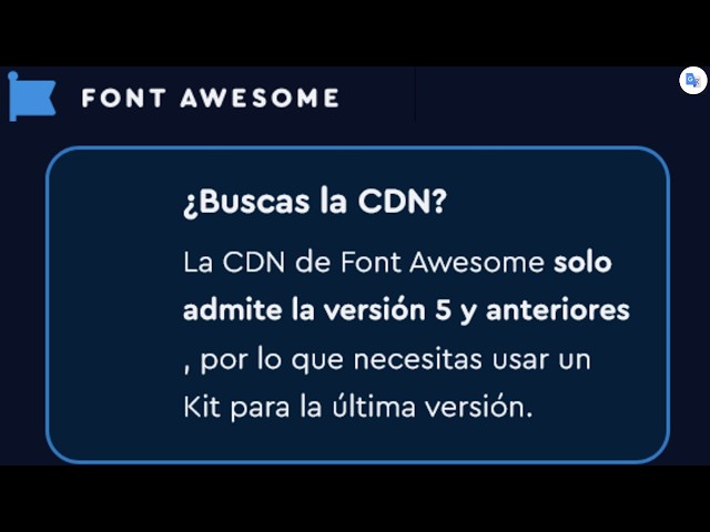 Agregar Font Awesome v5 via CDN a un pequeño proyecto web
