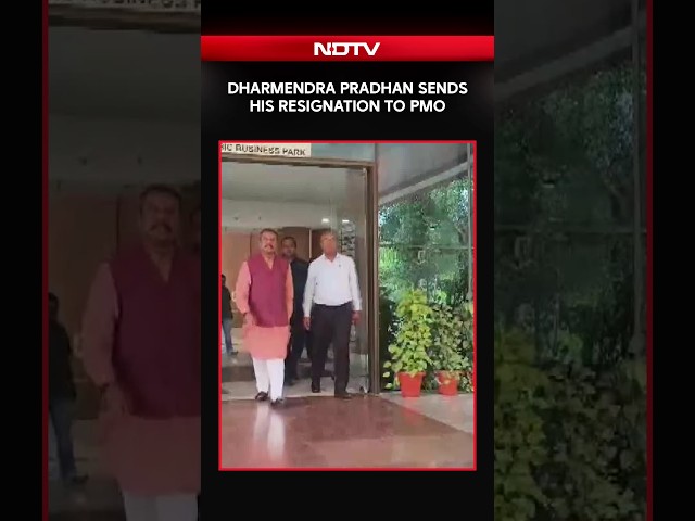 Education Minister Dharmendra Pradhan Amid CJP Protests, Sends Resignation To PM Modi