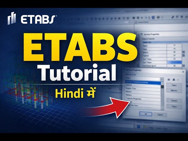 ETABS tutorial in Hindi- 1