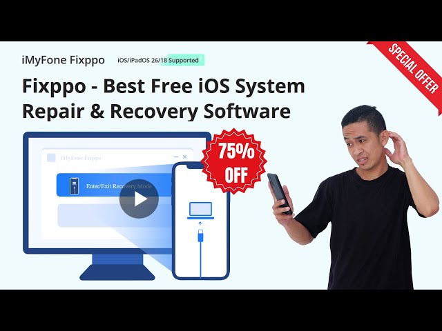 📱 iMyFone Fixppo Coupon & Sale: 🚀 Save 75% OFF 💻Free iOS System Repair & Recovery Software!
