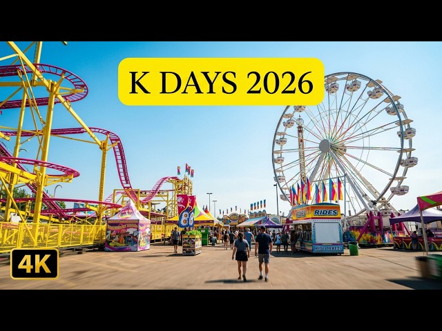 K-Days 2026 Edmonton 🇨🇦 | Complete Walking Tour | 4K POV