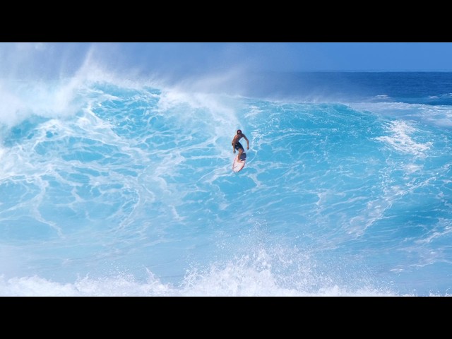 Best Pipeline Morning of 2025 (so far) Huge Waves | 4K Raw Surf