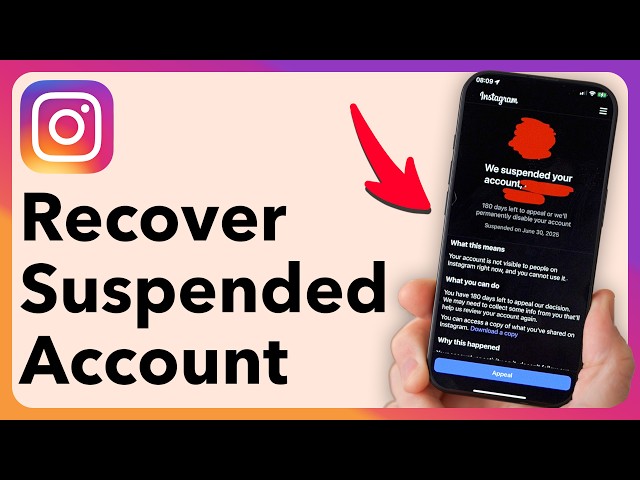 How to Recover Your Suspended Instagram Account