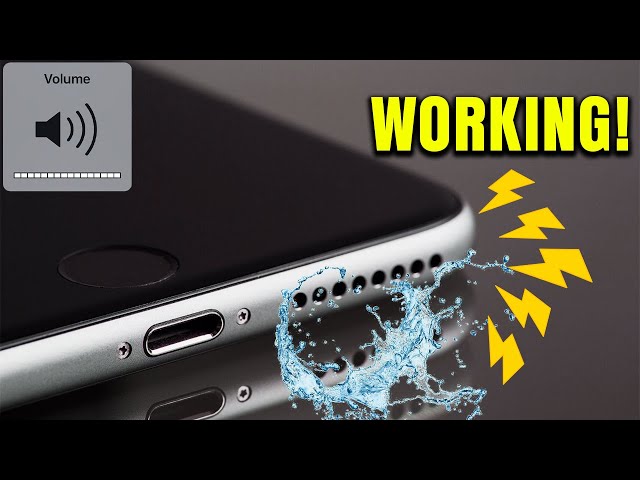 Remove Water From Speaker With Sound  ( %100 Fix )