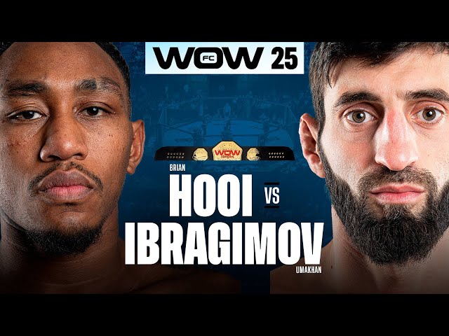 WOW 25 Madrid | Umakhan Ibragimov vs Brian Hooi | Combate Completo | MMA Full Fight