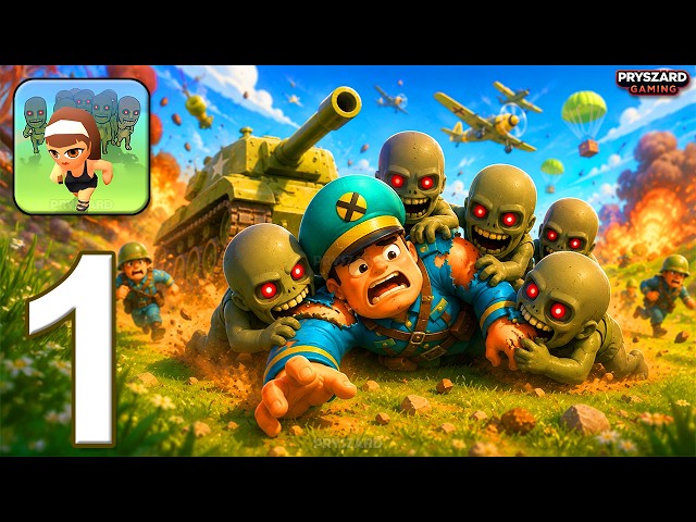Zombie Crowd - Gameplay Walkthrough Part 1 - Eat All Humans (iOS, Android)
