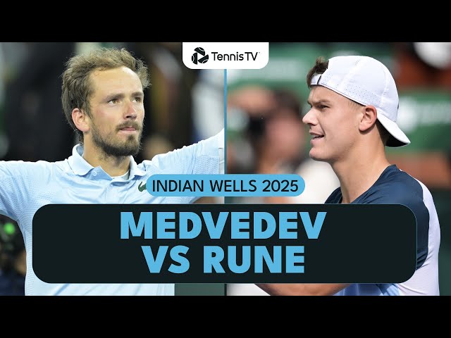 Daniil Medvedev vs Holger Rune Semi-Final Highlights | Indian Wells 2025