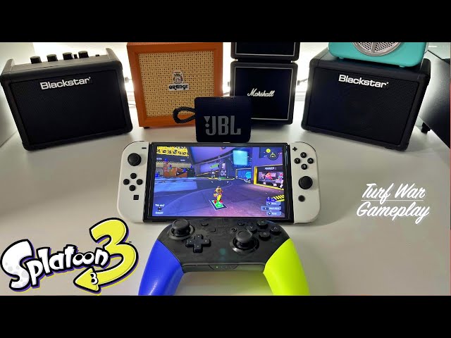 Splatoon 3 gameplay | turf war | nintendo switch | switch pro controller